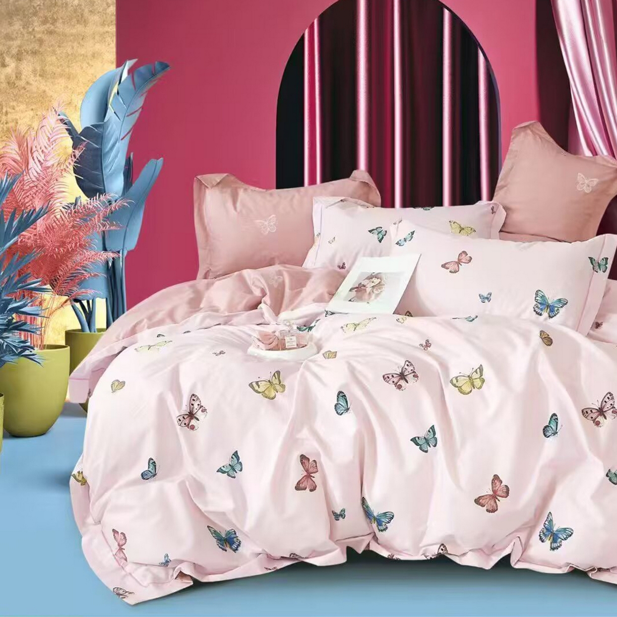 91家纺网 家纺一手货源 找家纺 （总）未来家居 JAMES KELLY （铂金凯丽）2025新款40支舒适透气全棉铂金棉长绒棉四件套