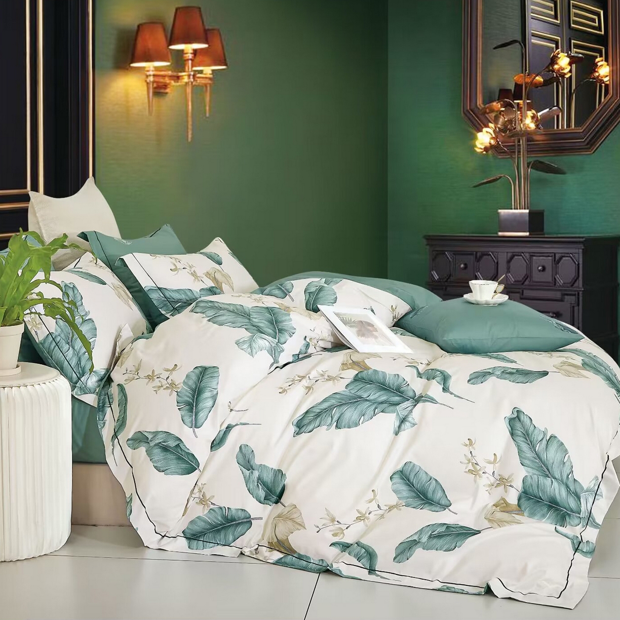 91家纺网 家纺一手货源 找家纺 （总）未来家居 JAMES KELLY （铂金凯丽）2025新款40支舒适透气全棉铂金棉长绒棉四件套