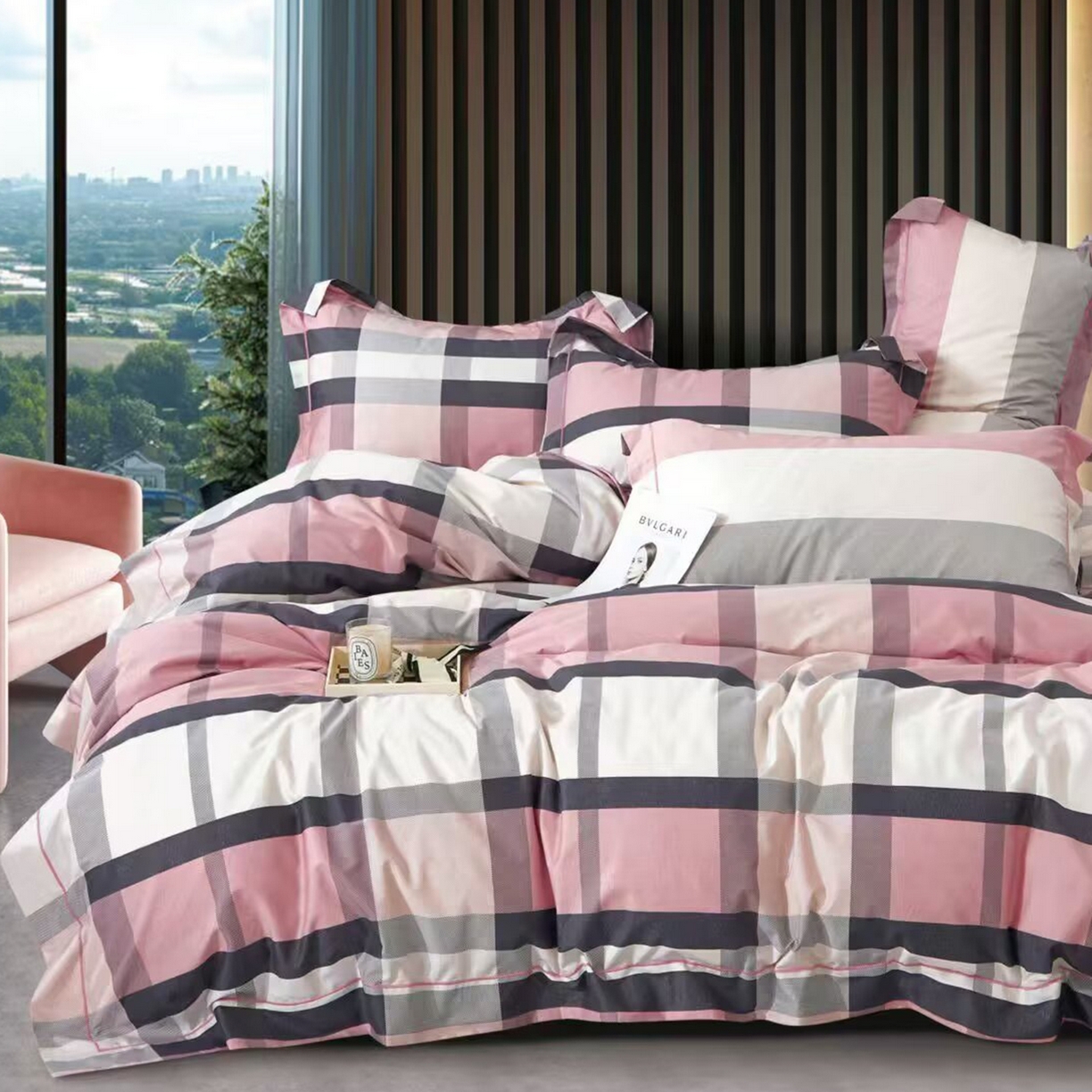 91家纺网 家纺一手货源 找家纺 （总）未来家居 JAMES KELLY （铂金凯丽）2025新款40支舒适透气全棉铂金棉长绒棉四件套