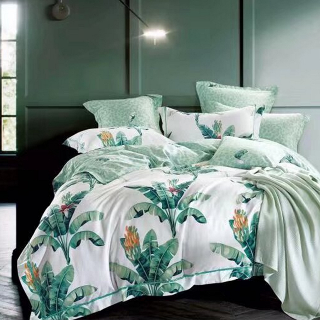 91家纺网 家纺一手货源 找家纺 （总）未来家居 JAMES KELLY （铂金凯丽）2025新款40支舒适透气全棉铂金棉长绒棉四件套