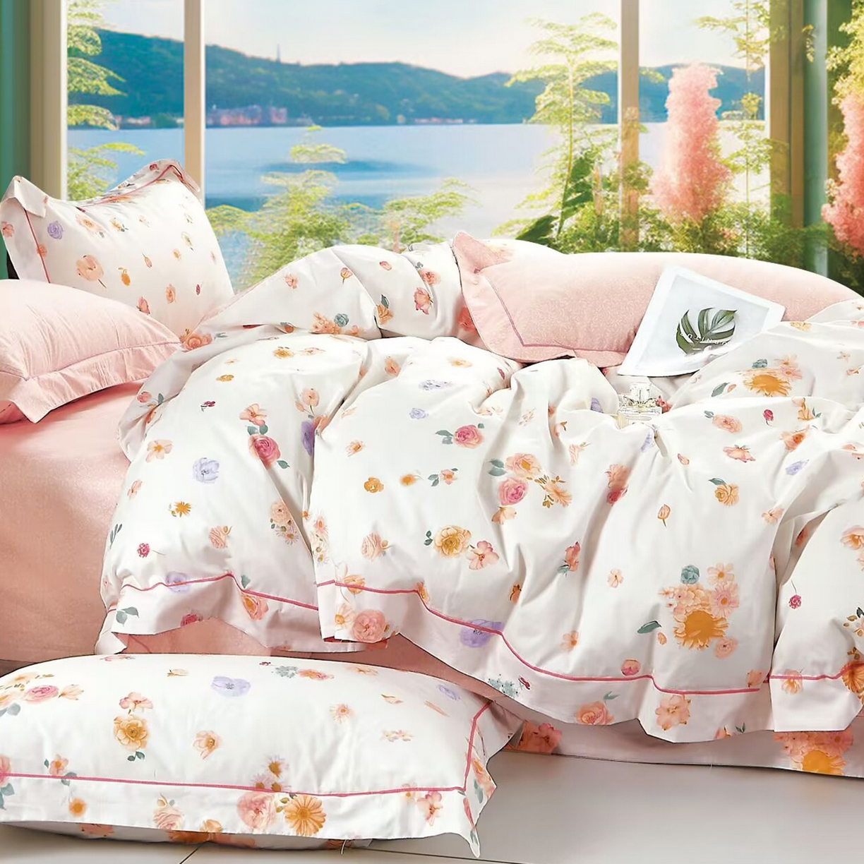 91家纺网 家纺一手货源 找家纺 （总）未来家居 JAMES KELLY （铂金凯丽）2025新款40支舒适透气全棉铂金棉长绒棉四件套