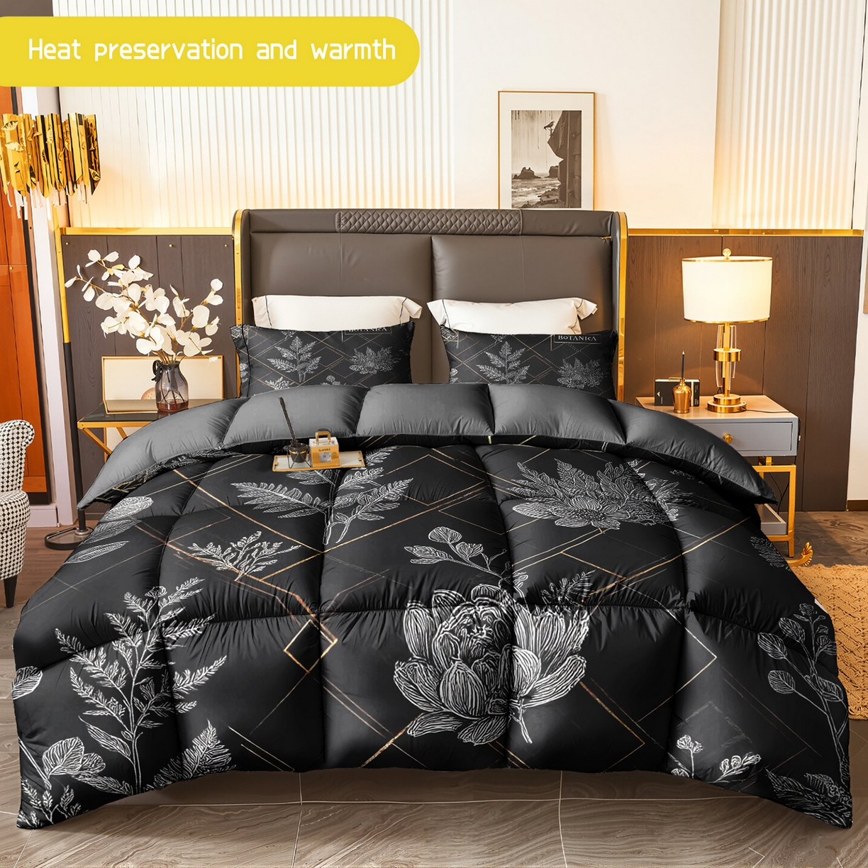 91家纺网 家纺一手货源 找家纺 （总）合纵跨境工厂 一件定制pod模式跨境被子90G水洗棉被芯单品三件套一件代发希音集采亚马逊速卖通-24小时内发货