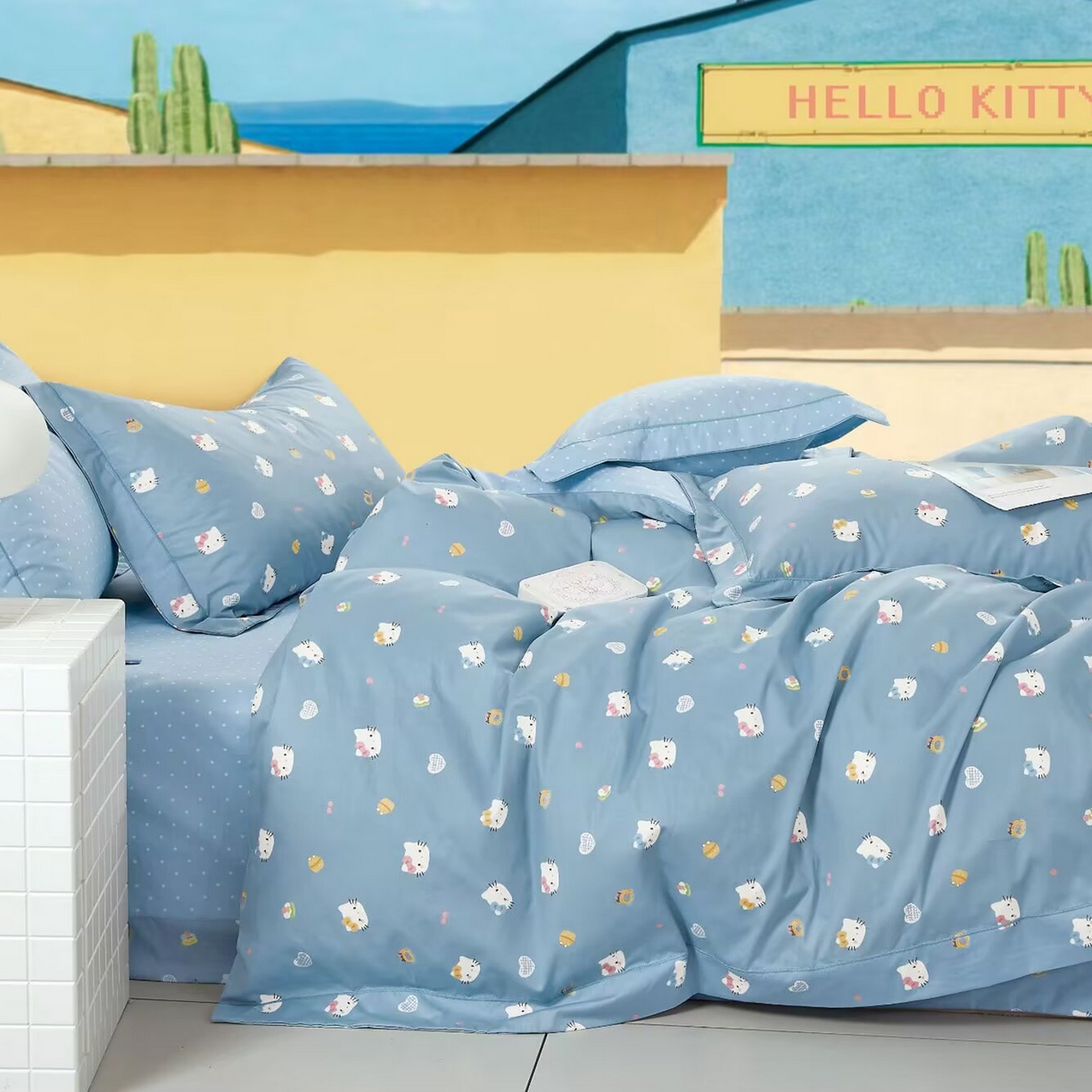 91家纺网 家纺一手货源 找家纺 （总）未来家居 JAMES KELLY （铂金凯丽）2025新款40支舒适透气全棉铂金棉长绒棉四件套