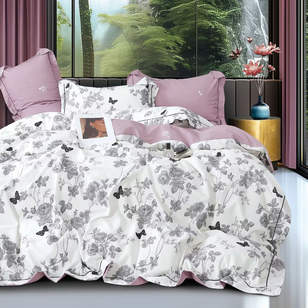 91家纺网 家纺一手货源 找家纺 （总）未来家居 JAMES KELLY （铂金凯丽）2025新款40支舒适透气全棉铂金棉长绒棉四件套