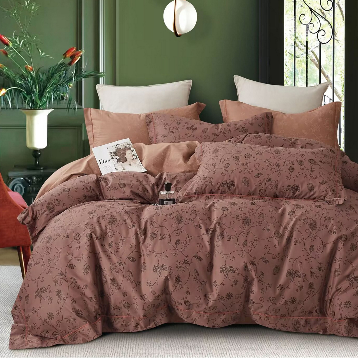 91家纺网 家纺一手货源 找家纺 （总）未来家居 JAMES KELLY （铂金凯丽）2025新款40支舒适透气全棉铂金棉长绒棉四件套