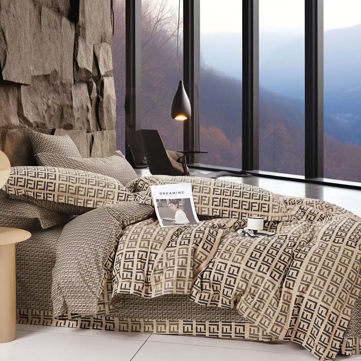 91家纺网 家纺一手货源 找家纺 （总）未来家居 JAMES KELLY （铂金凯丽）2025新款40支舒适透气全棉铂金棉长绒棉四件套