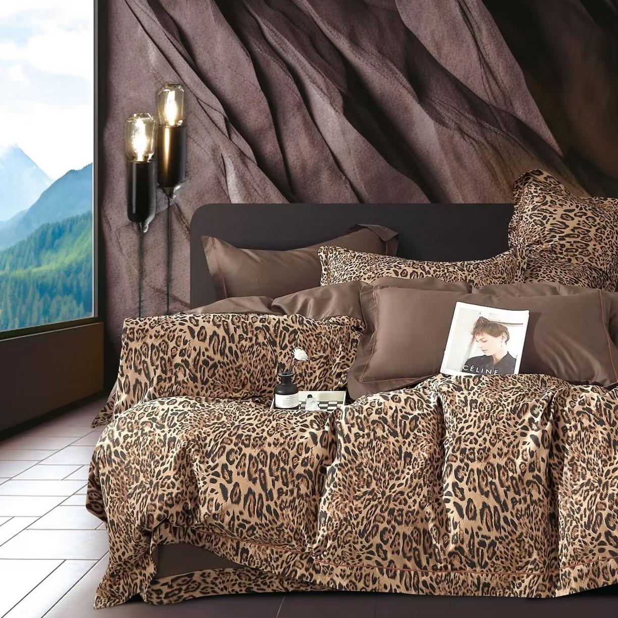 91家纺网 家纺一手货源 找家纺 （总）未来家居 JAMES KELLY （铂金凯丽）2025新款40支舒适透气全棉铂金棉长绒棉四件套