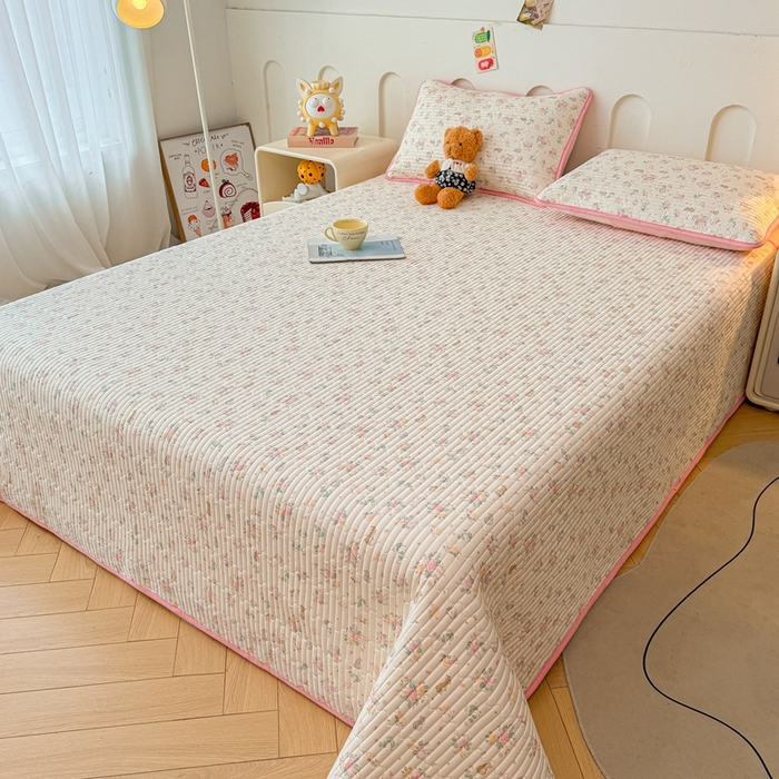 91家纺网 家纺一手货源 找家纺 （总）雅萱家纺 2025新款棉加绒全棉填充双面可用多功能印花床盖