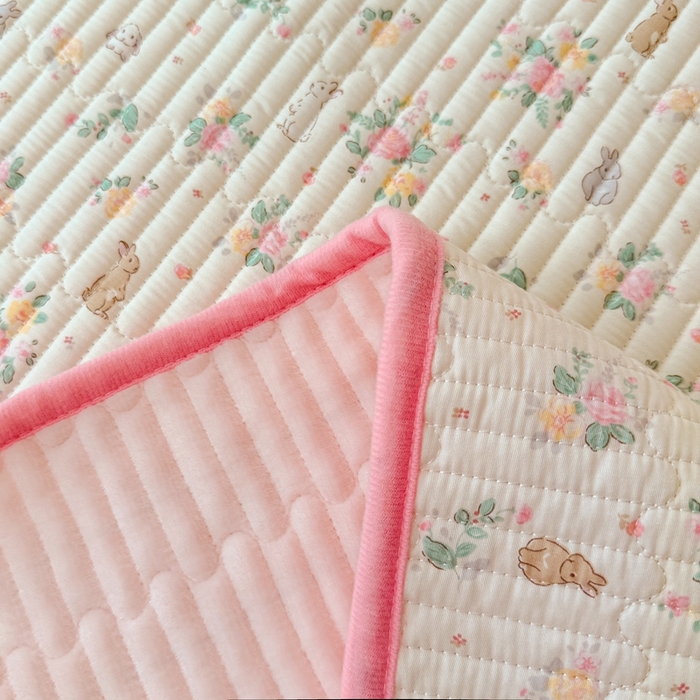 91家纺网 家纺一手货源 找家纺 （总）雅萱家纺 2025新款棉加绒全棉填充双面可用多功能印花床盖