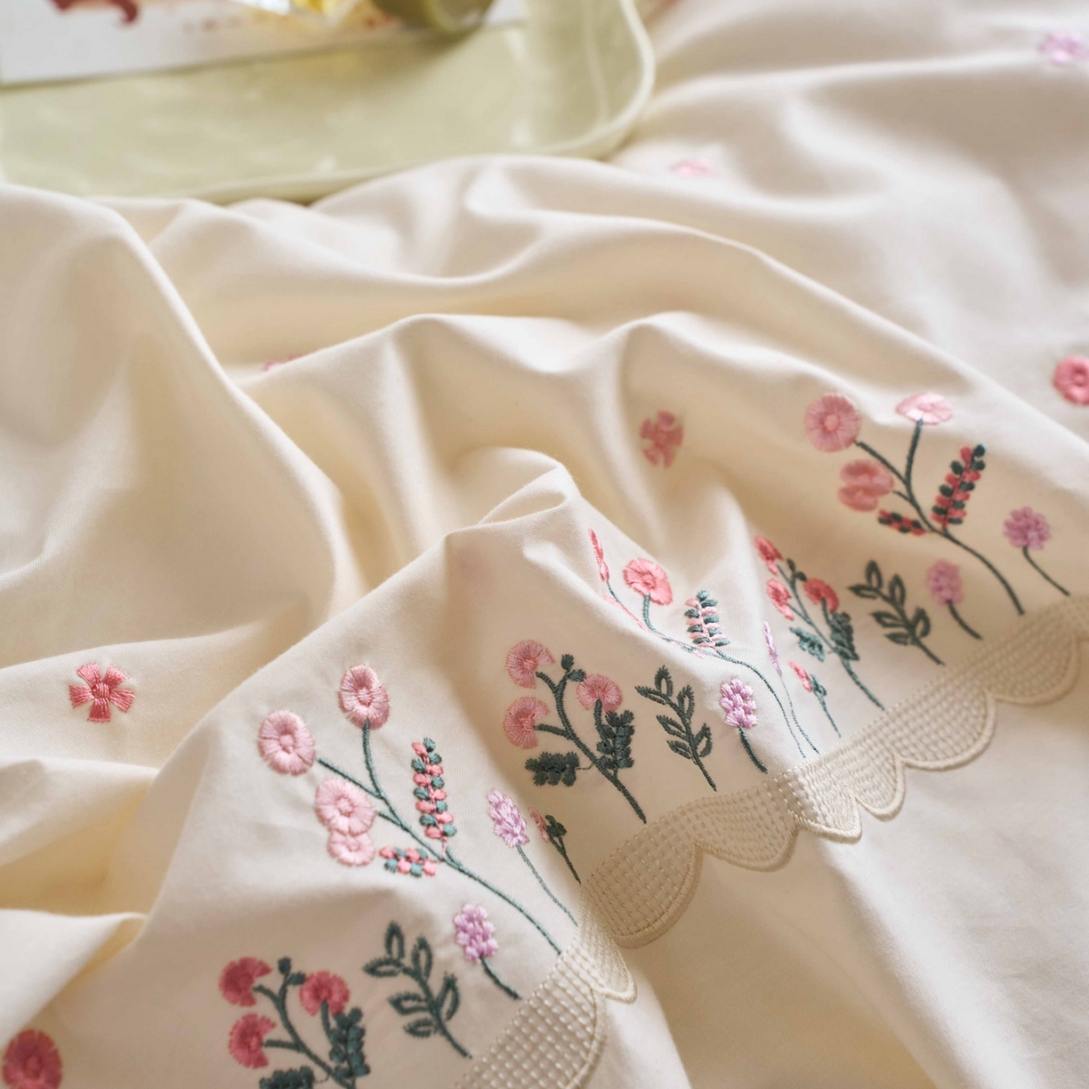 91家纺网 家纺一手货源 找家纺 （总）悦然毛巾被 2025新款全棉纯棉斜纹毛巾绣四件套