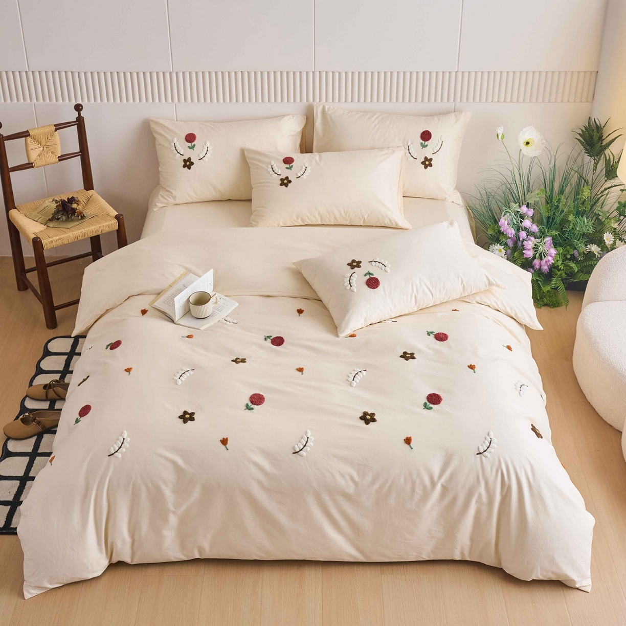 91家纺网 家纺一手货源 找家纺 （总）悦然毛巾被 2025新款全棉纯棉斜纹毛巾绣四件套