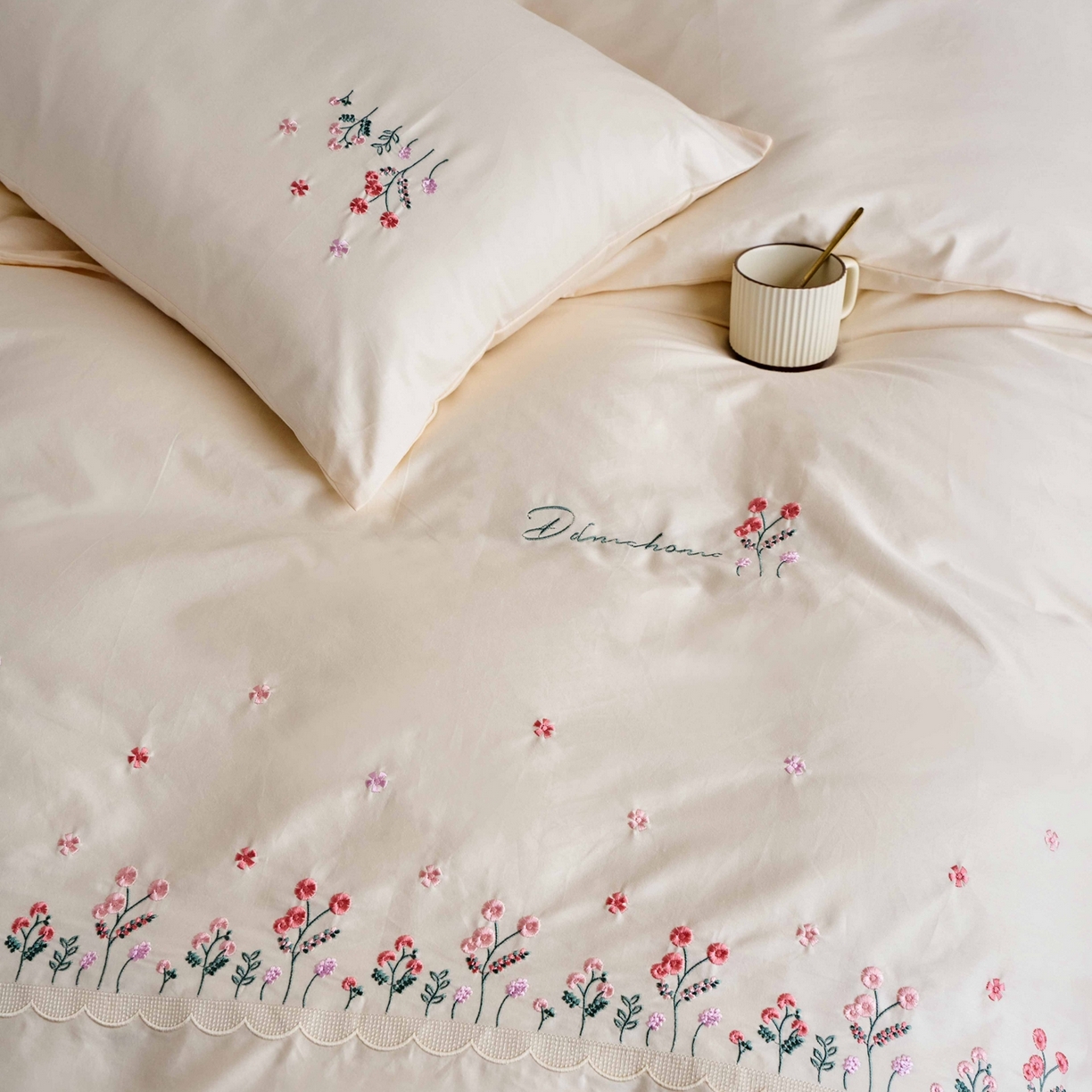 91家纺网 家纺一手货源 找家纺 （总）悦然毛巾被 2025新款全棉纯棉斜纹毛巾绣四件套