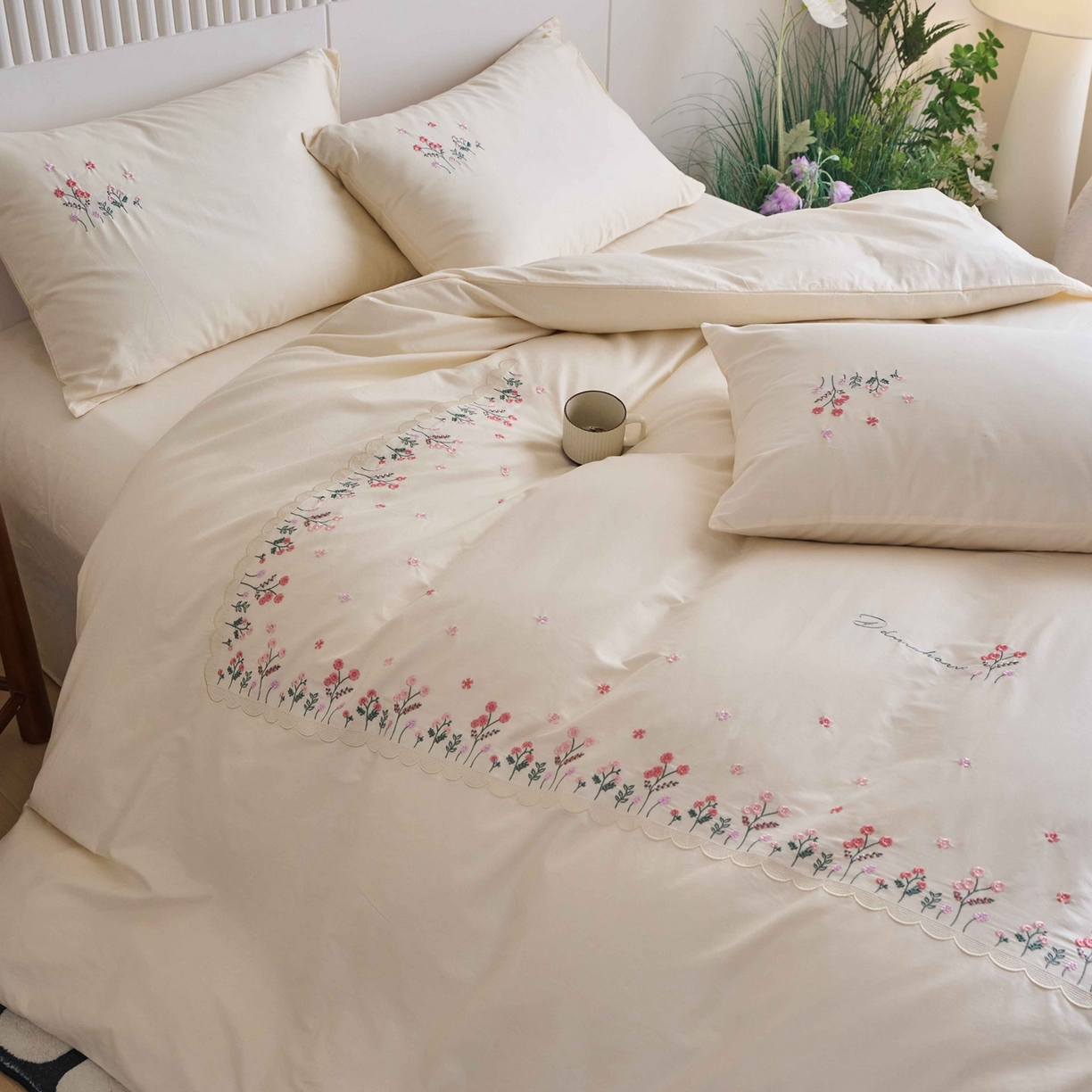 91家纺网 家纺一手货源 找家纺 （总）悦然毛巾被 2025新款全棉纯棉斜纹毛巾绣四件套