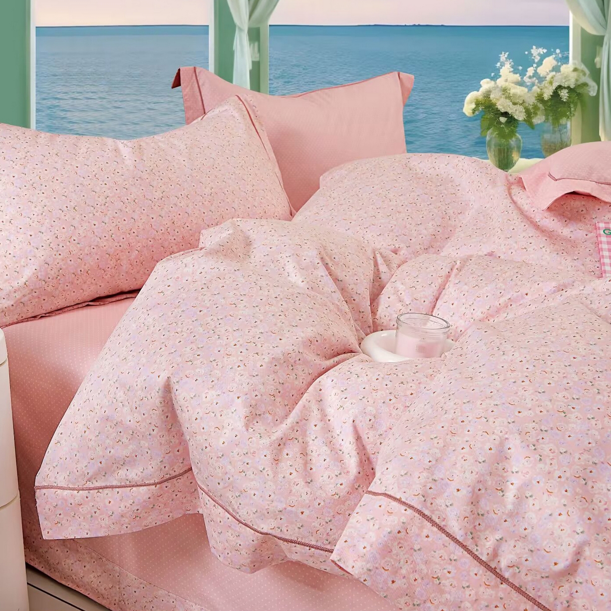 91家纺网 家纺一手货源 找家纺 （总）未来家居 JAMES KELLY （铂金凯丽）2025新款40支舒适透气全棉铂金棉长绒棉四件套