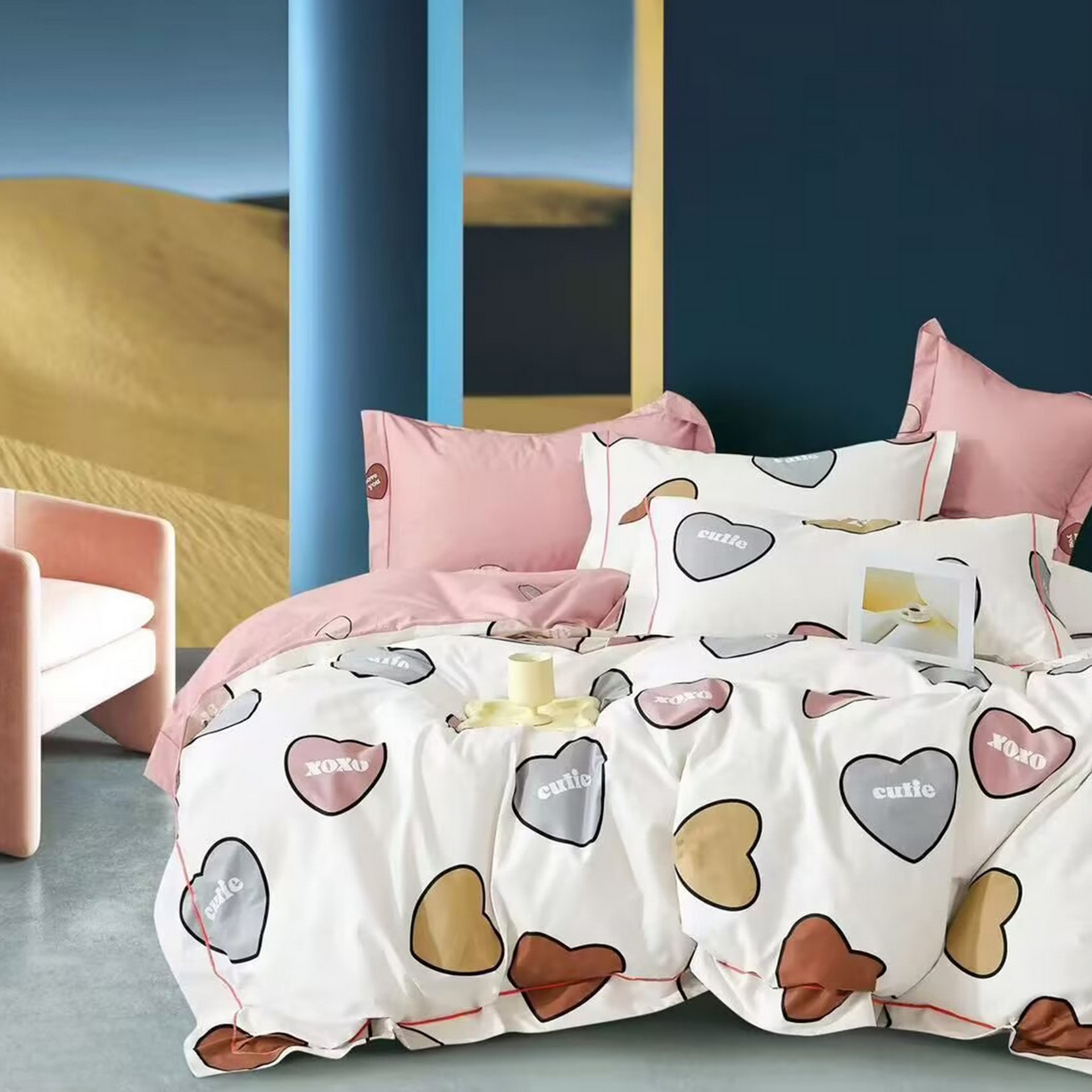 91家纺网 家纺一手货源 找家纺 （总）未来家居 JAMES KELLY （铂金凯丽）2025新款40支舒适透气全棉铂金棉长绒棉四件套