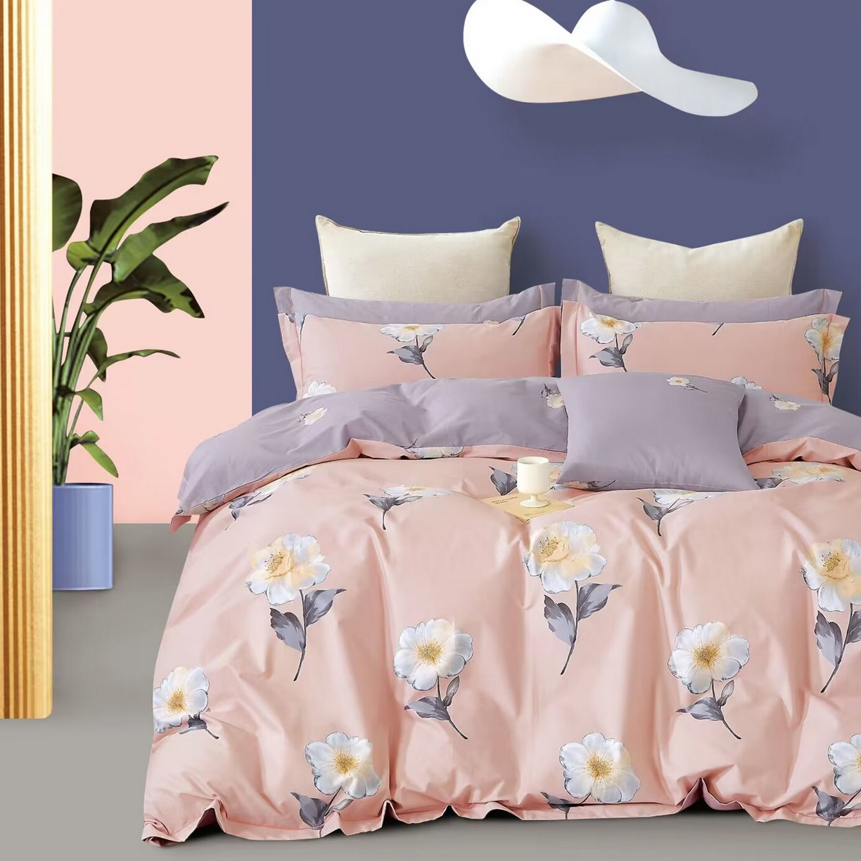 91家纺网 家纺一手货源 找家纺 （总）未来家居 JAMES KELLY （铂金凯丽）2025新款40支舒适透气全棉铂金棉长绒棉四件套