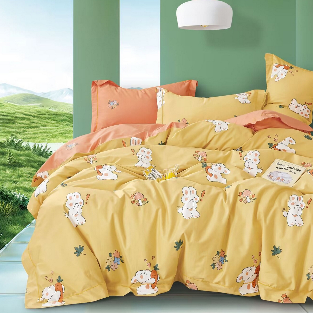 91家纺网 家纺一手货源 找家纺 （总）未来家居 JAMES KELLY （铂金凯丽）2025新款40支舒适透气全棉铂金棉长绒棉四件套