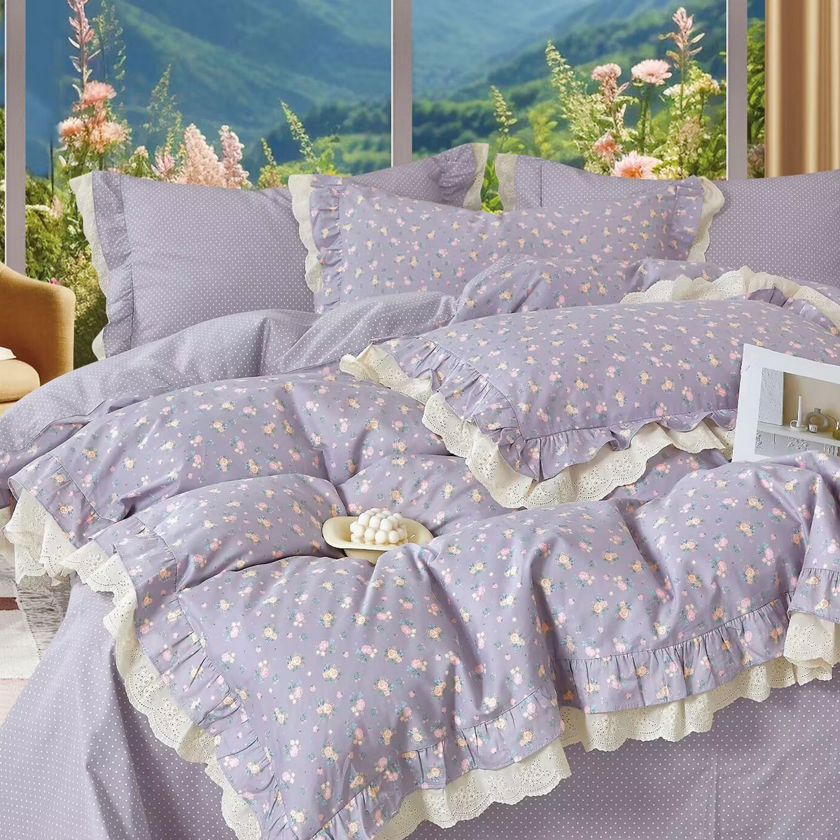 91家纺网 家纺一手货源 找家纺 （总）未来家居 JAMES KELLY （铂金凯丽）2025新款40支舒适透气全棉铂金棉长绒棉四件套