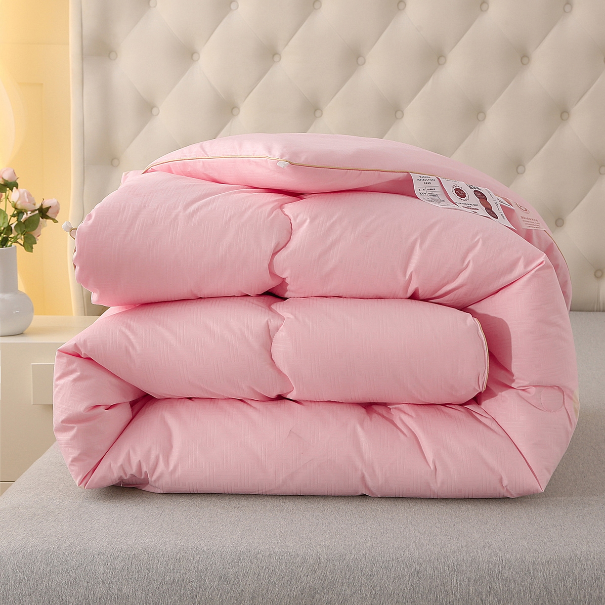 91家纺网 家纺一手货源 找家纺 （总）首爱家纺 2025新款A类针织澳洲进口压花羊毛被被子被芯