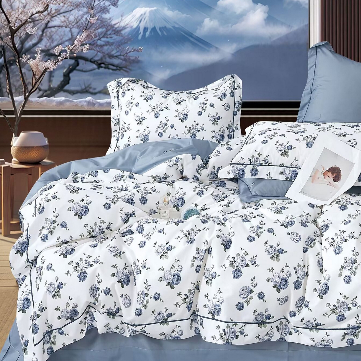 91家纺网 家纺一手货源 找家纺 （总）未来家居 JAMES KELLY （铂金凯丽）2025新款40支舒适透气全棉铂金棉长绒棉四件套