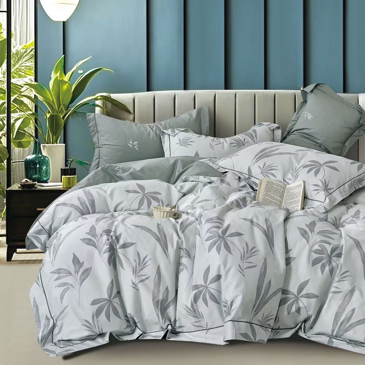 91家纺网 家纺一手货源 找家纺 （总）未来家居 JAMES KELLY （铂金凯丽）2025新款40支舒适透气全棉铂金棉长绒棉四件套