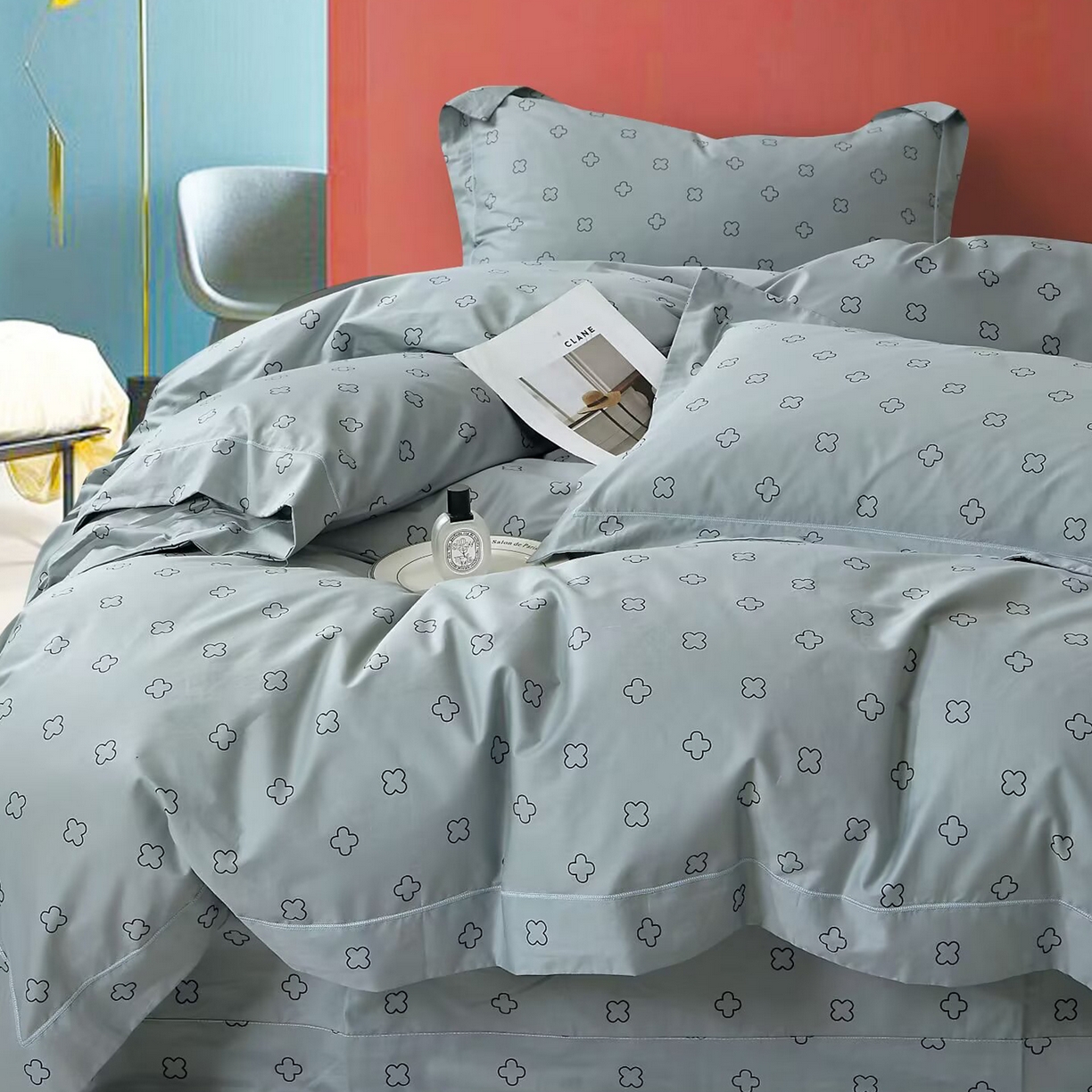 91家纺网 家纺一手货源 找家纺 （总）未来家居 JAMES KELLY （铂金凯丽）2025新款40支舒适透气全棉铂金棉长绒棉四件套