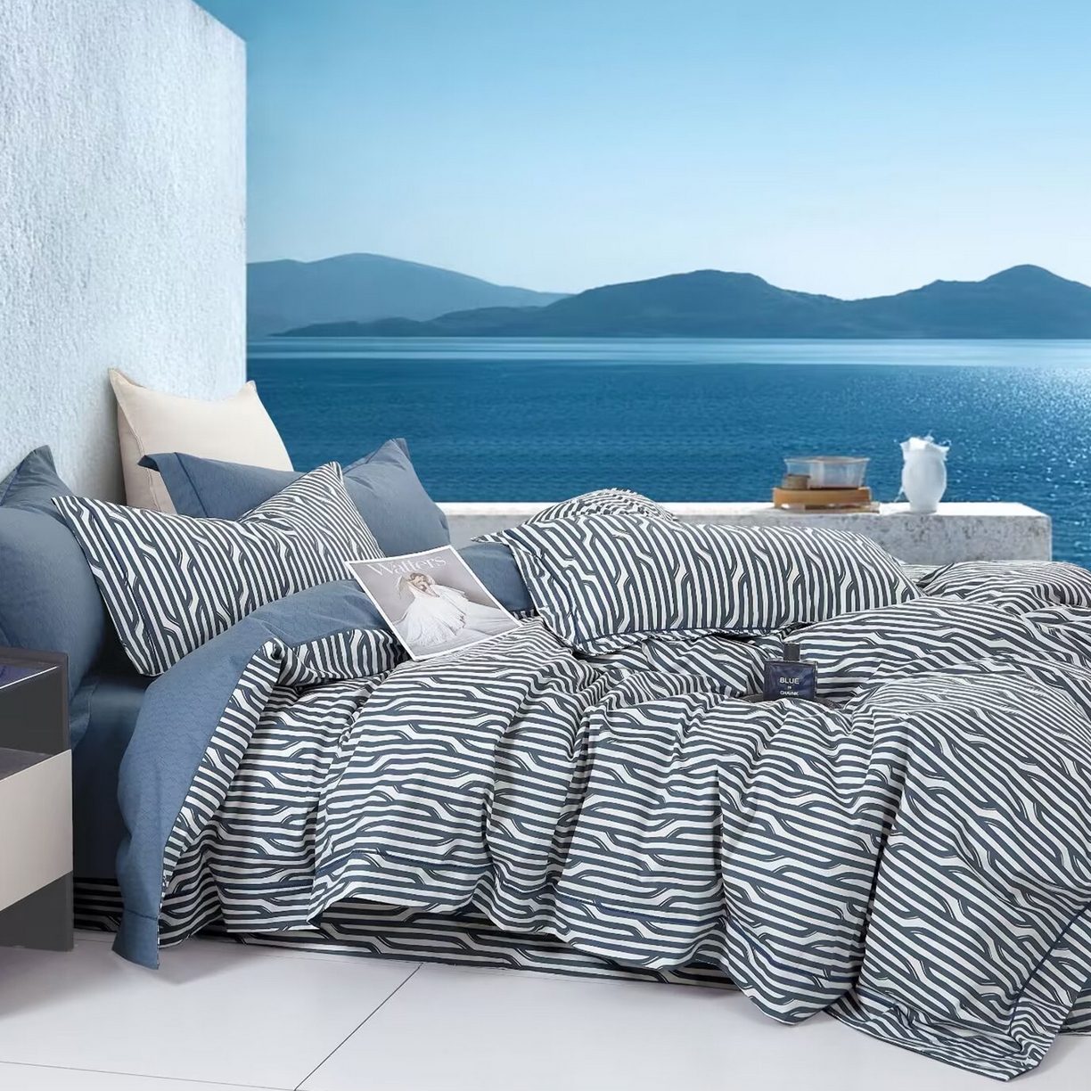 91家纺网 家纺一手货源 找家纺 （总）未来家居 JAMES KELLY （铂金凯丽）2025新款40支舒适透气全棉铂金棉长绒棉四件套