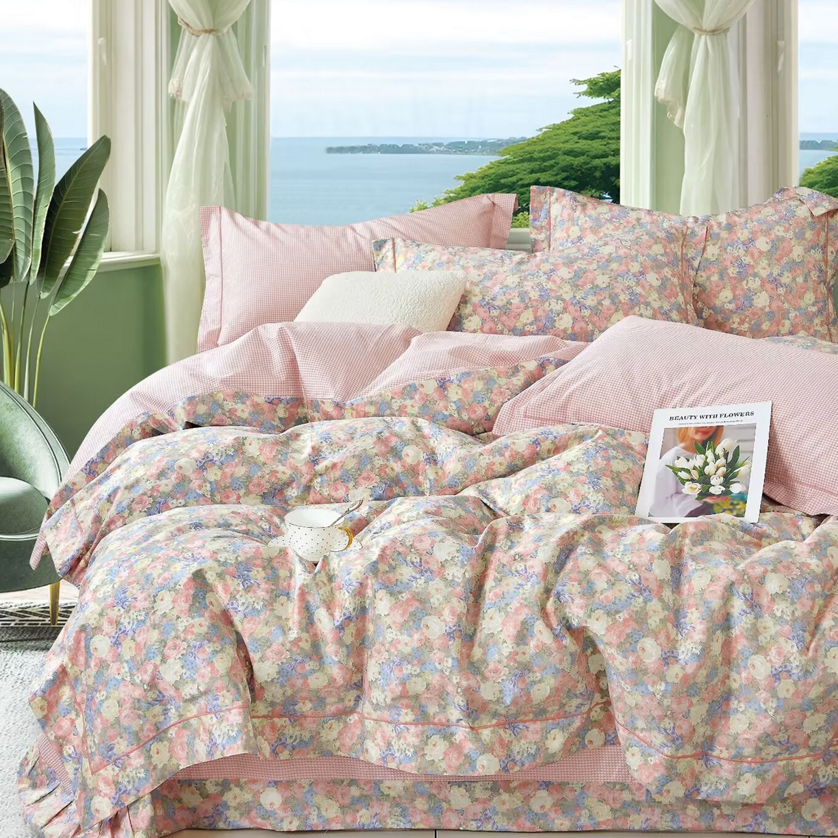 91家纺网 家纺一手货源 找家纺 （总）未来家居 JAMES KELLY （铂金凯丽）2025新款40支舒适透气全棉铂金棉长绒棉四件套