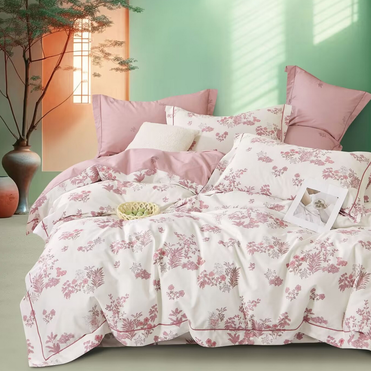 91家纺网 家纺一手货源 找家纺 （总）未来家居 JAMES KELLY （铂金凯丽）2025新款40支舒适透气全棉铂金棉长绒棉四件套