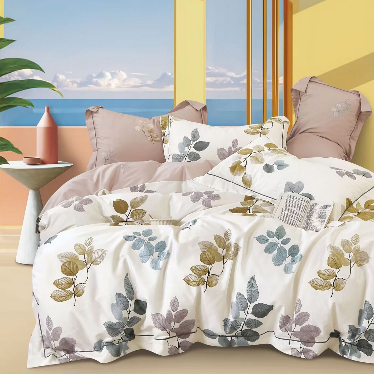 91家纺网 家纺一手货源 找家纺 （总）未来家居 JAMES KELLY （铂金凯丽）2025新款40支舒适透气全棉铂金棉长绒棉四件套