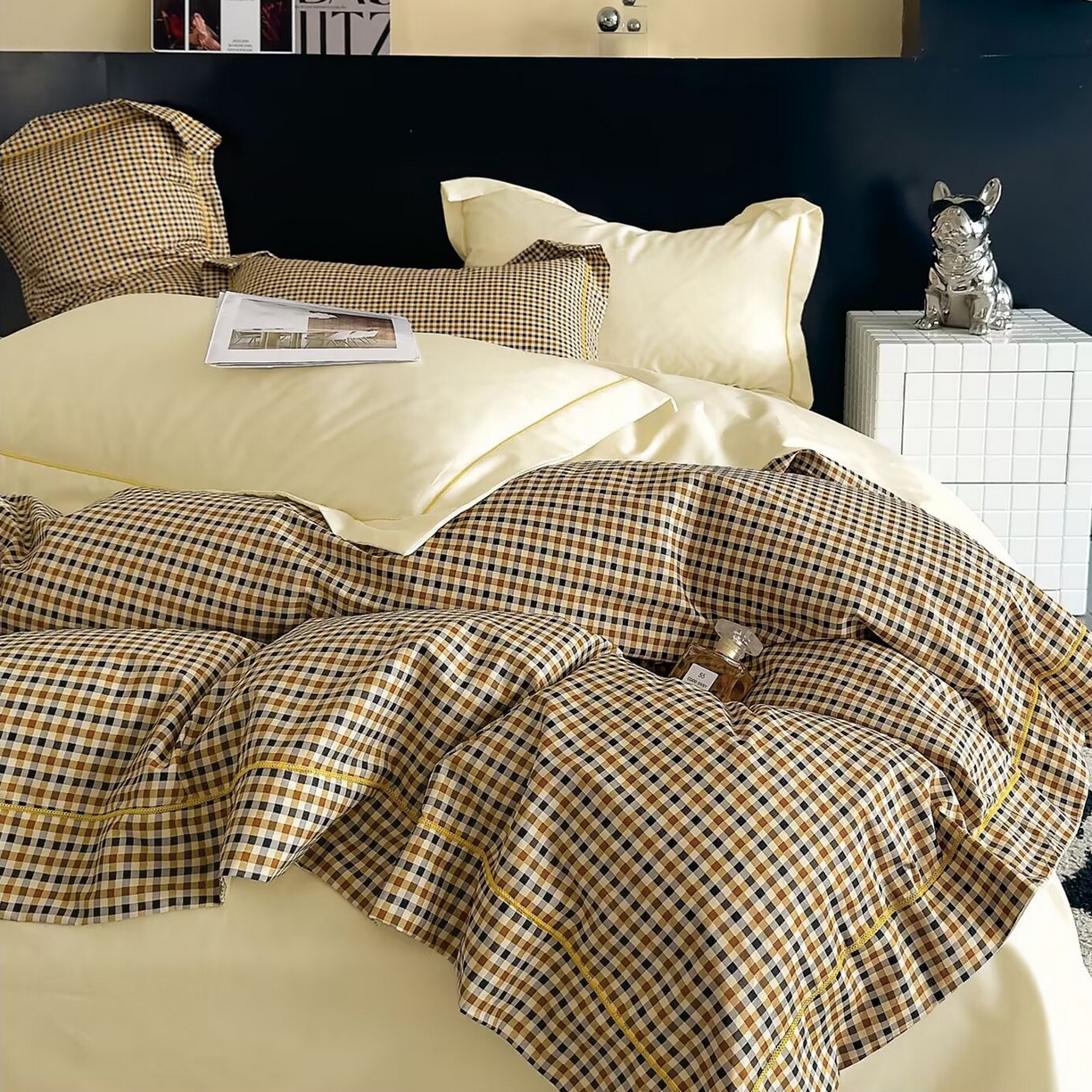 91家纺网 家纺一手货源 找家纺 （总）未来家居 JAMES KELLY （铂金凯丽）2025新款40支舒适透气全棉铂金棉长绒棉四件套