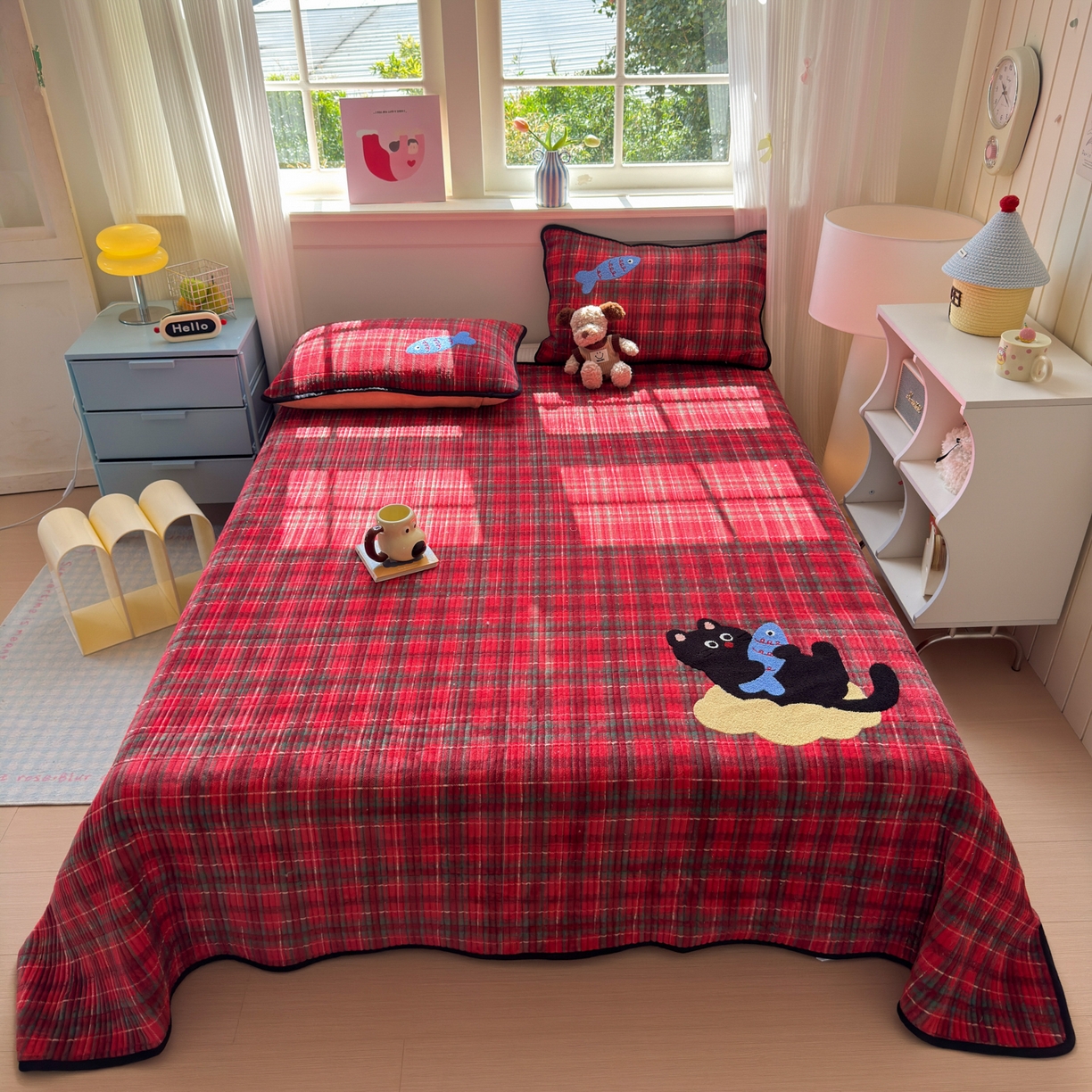 91家纺网 家纺一手货源 找家纺 （总）寐居家纺 2025新款A类牛奶绒毛巾绣床盖