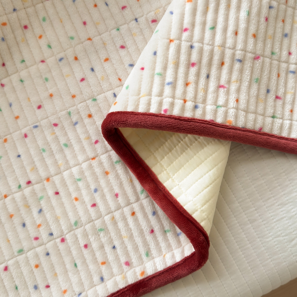 91家纺网 家纺一手货源 找家纺 寐居家纺 2025新款A类牛奶绒毛巾绣床盖 萌兔有约