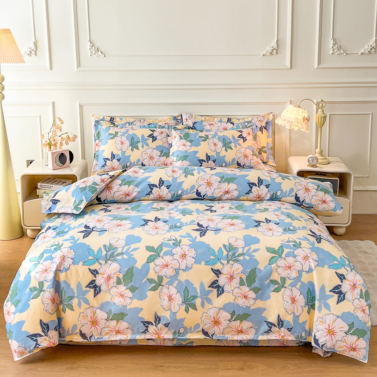 91家纺网 家纺一手货源 找家纺 （总） 爱一个家 2025新款植物羊绒四件套