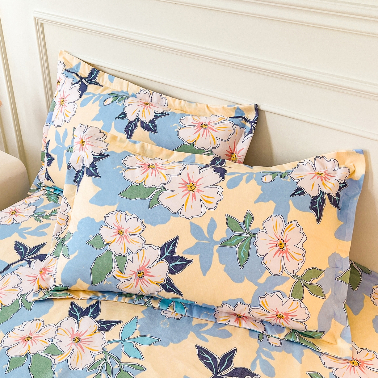 91家纺网 家纺一手货源 找家纺  爱一个家 2025新款植物羊绒四件套 浪漫情丝