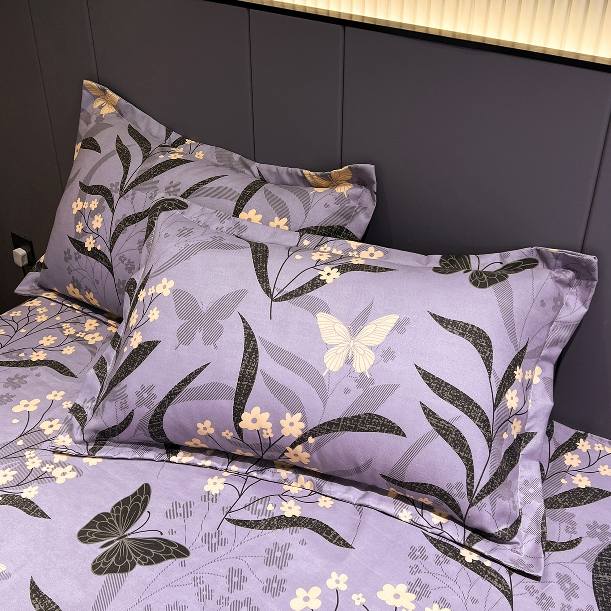 91家纺网 家纺一手货源 找家纺  爱一个家 2025新款植物羊绒四件套 幸运日