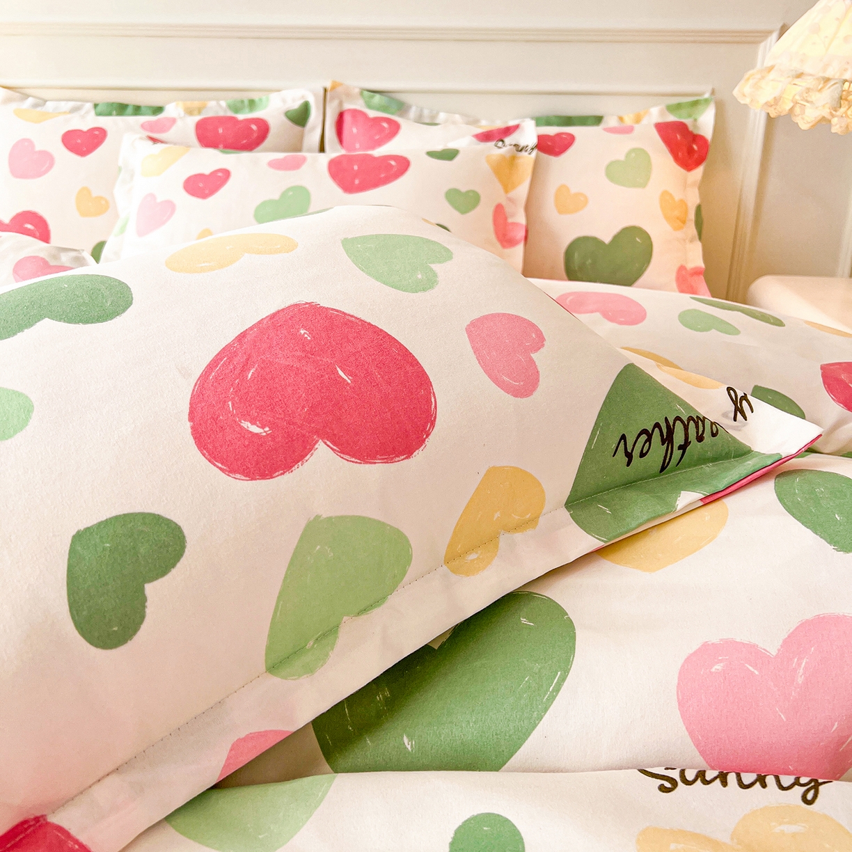 91家纺网 家纺一手货源 找家纺  爱一个家 2025新款植物羊绒四件套 自由心灵