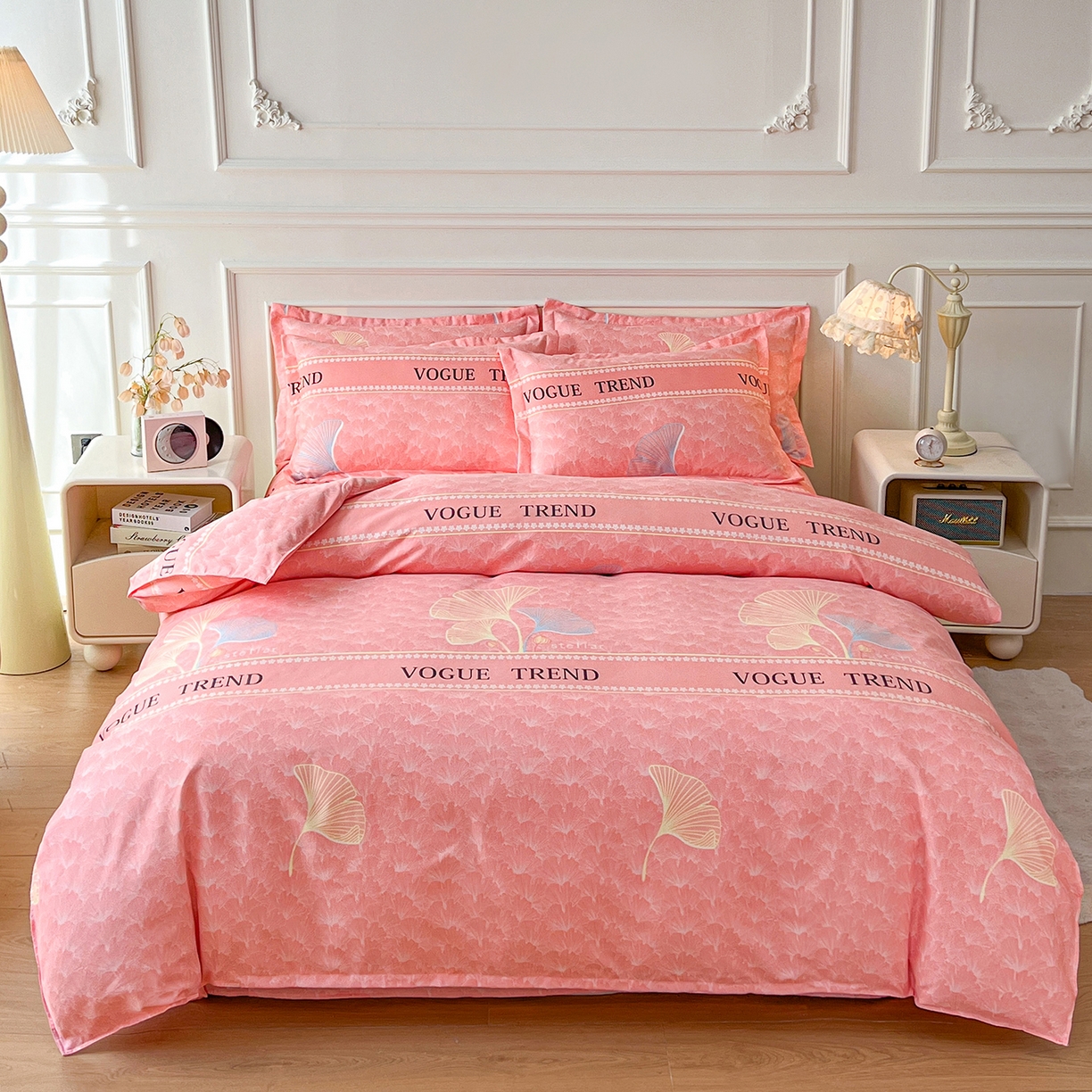 91家纺网 家纺一手货源 找家纺 爱一个家 2024新款植物羊绒单被套 金枝玉叶