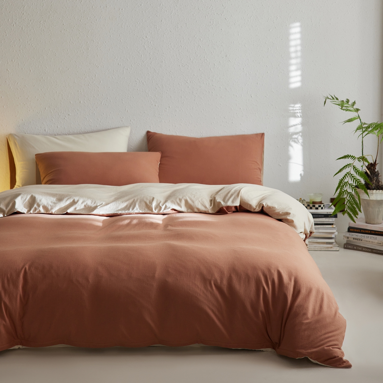 91家纺网 家纺一手货源 找家纺 （总）风向标家纺 2025新款亲肤舒适赛络棉全棉纯棉针织棉（螺旋纱）四件套