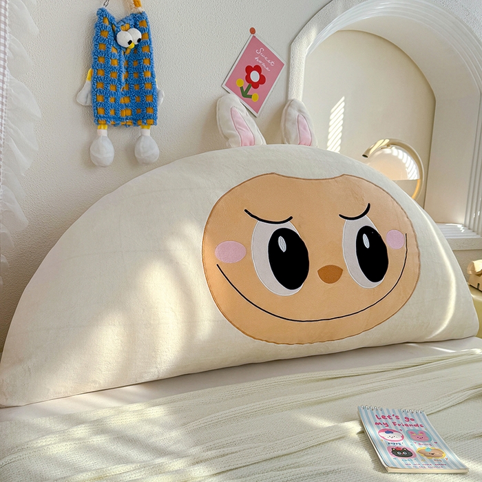 91家纺网 家纺一手货源 找家纺 （总）乐坊 2025新款牛奶绒床头大靠背