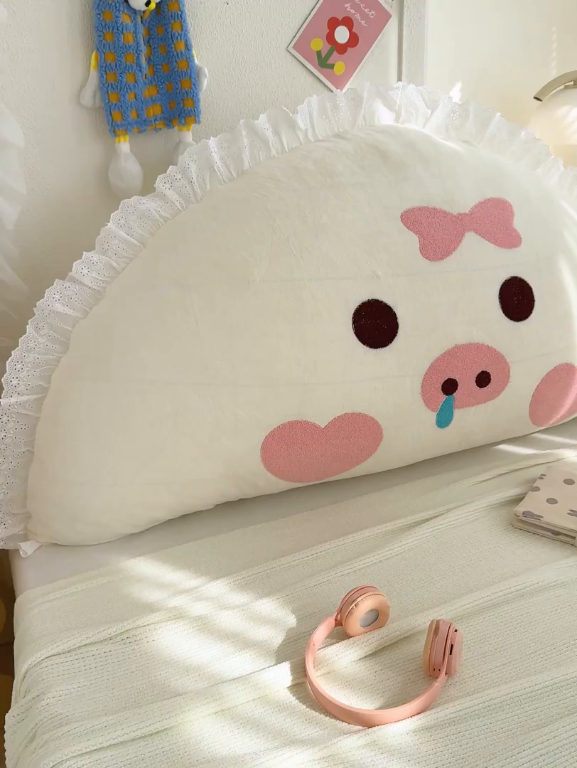 91家纺网 家纺一手货源 找家纺 （总）乐坊 2025新款牛奶绒床头大靠背