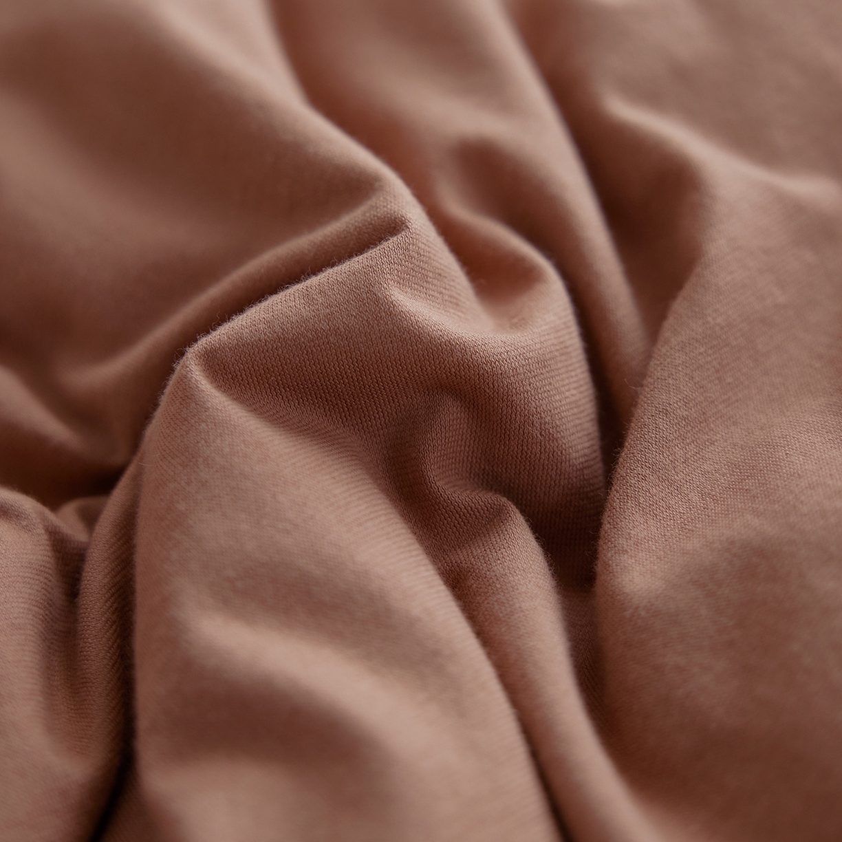 91家纺网 家纺一手货源 找家纺 风向标家纺 2025新款亲肤舒适赛络棉全棉纯棉针织棉（螺旋纱）四件套 慕斯红酒