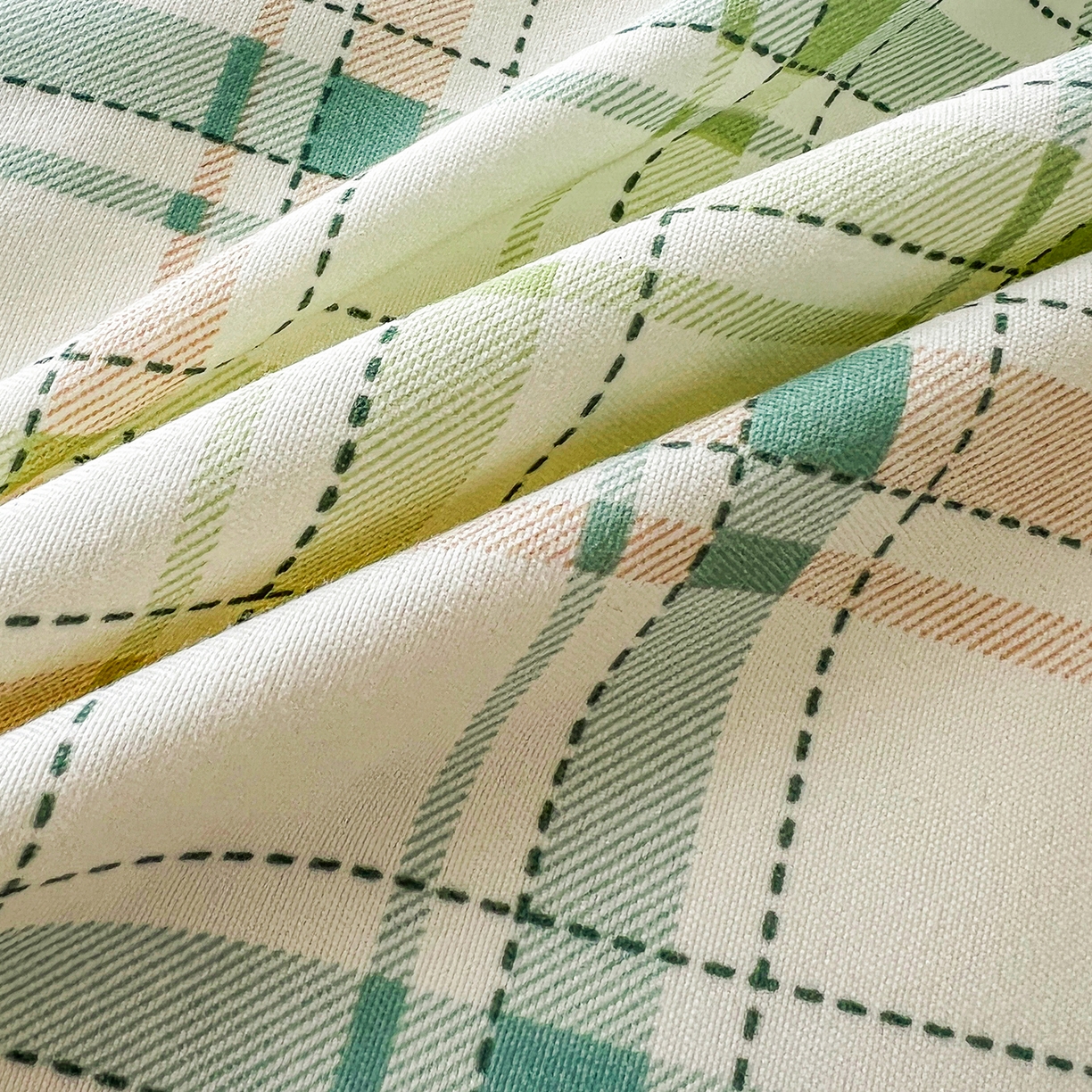 91家纺网 家纺一手货源 找家纺 爱一个家 2024新款植物羊绒单被套 甜梦格