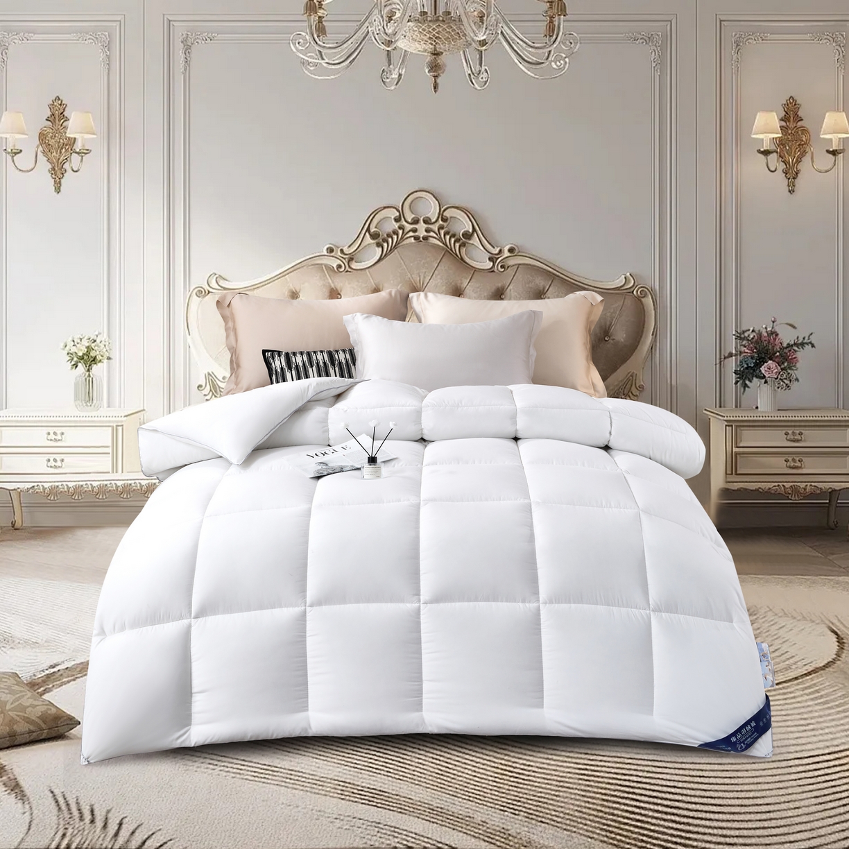 91家纺网 家纺一手货源 找家纺 （总）船王家纺 2025新款纯白被芯