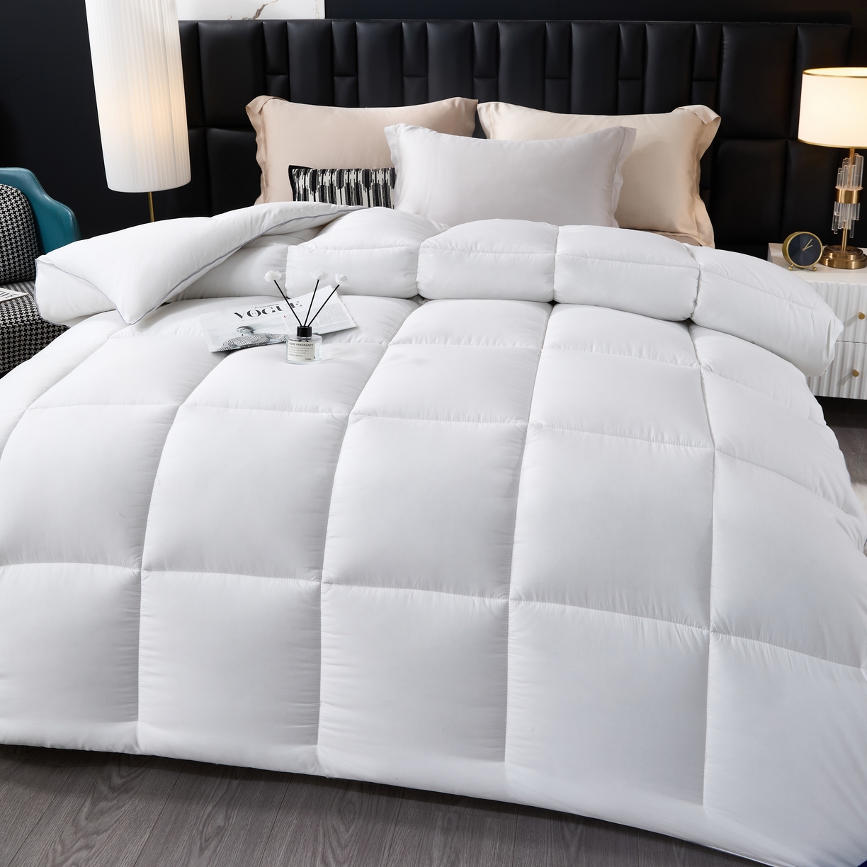 91家纺网 家纺一手货源 找家纺 （总）船王家纺 2025新款纯白被芯