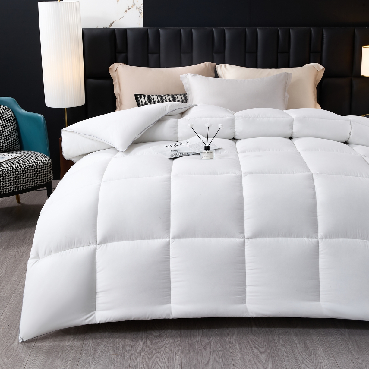 91家纺网 家纺一手货源 找家纺 （总）船王家纺 2025新款纯白被芯