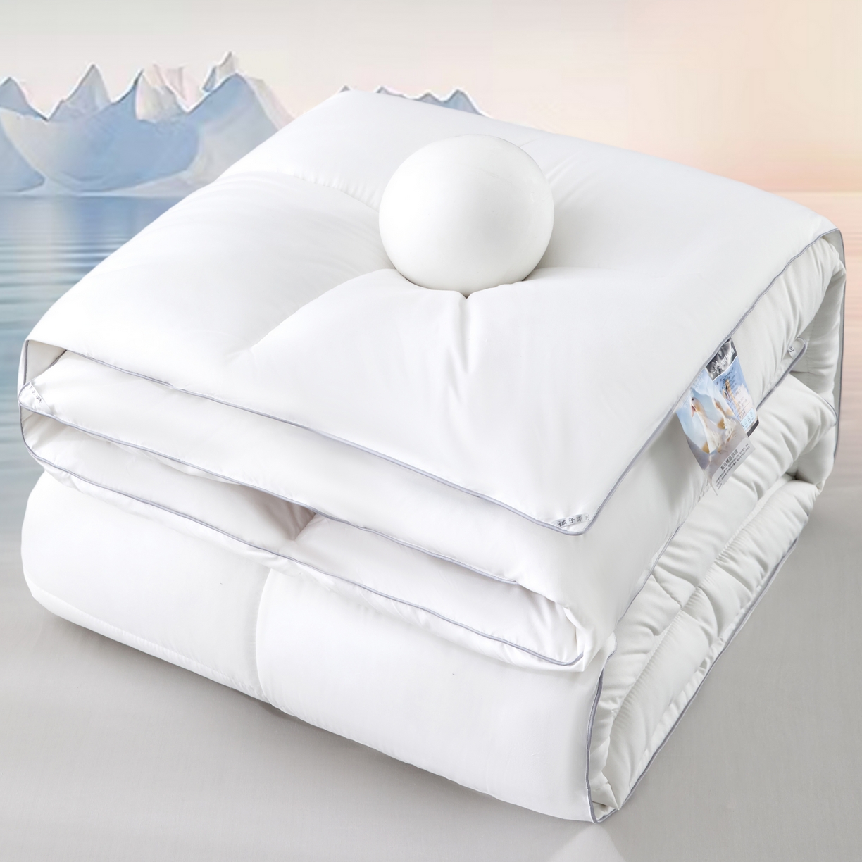 91家纺网 家纺一手货源 找家纺 （总）船王家纺 2025新款纯白被芯