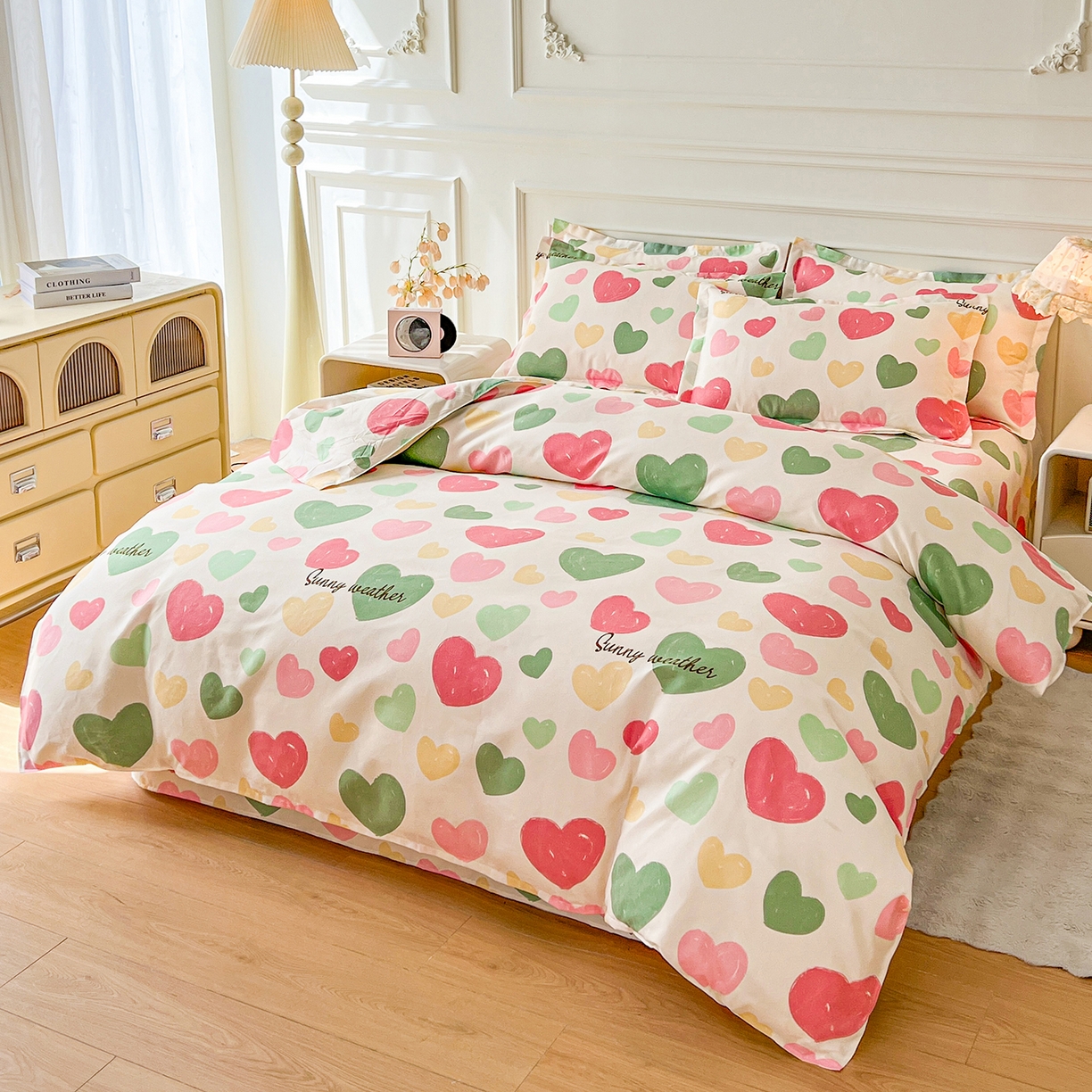 91家纺网 家纺一手货源 找家纺  爱一个家 2024新款植物羊绒单被套 自由心灵