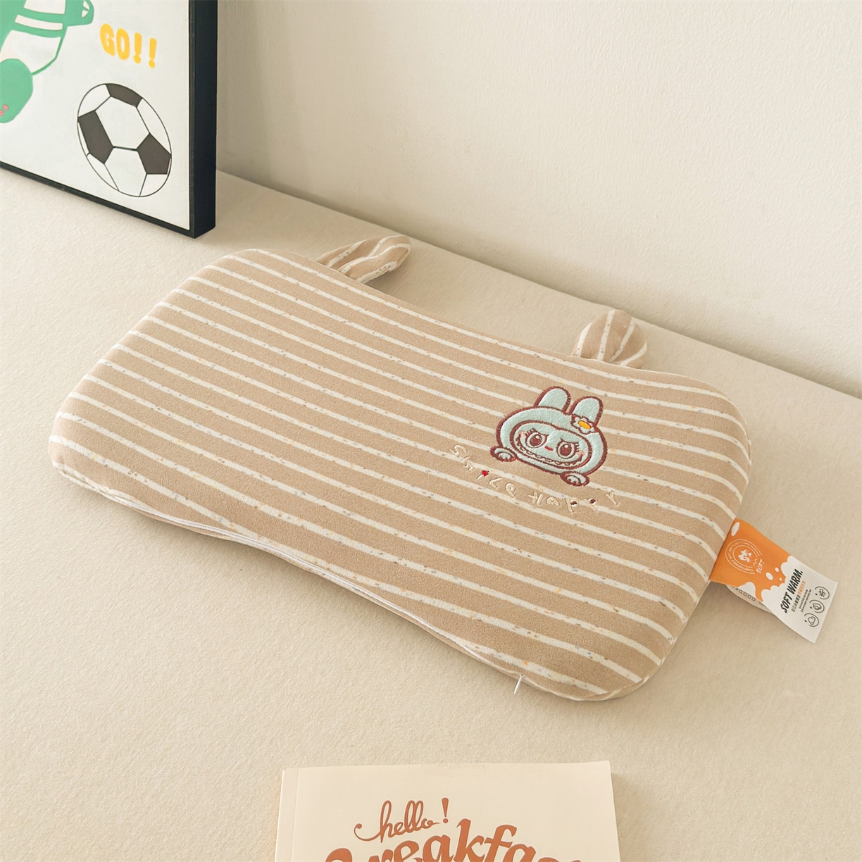 91家纺网 家纺一手货源 找家纺 （总）麦肯锡 2025新款卡通刺绣婴童记忆枕  枕头枕芯