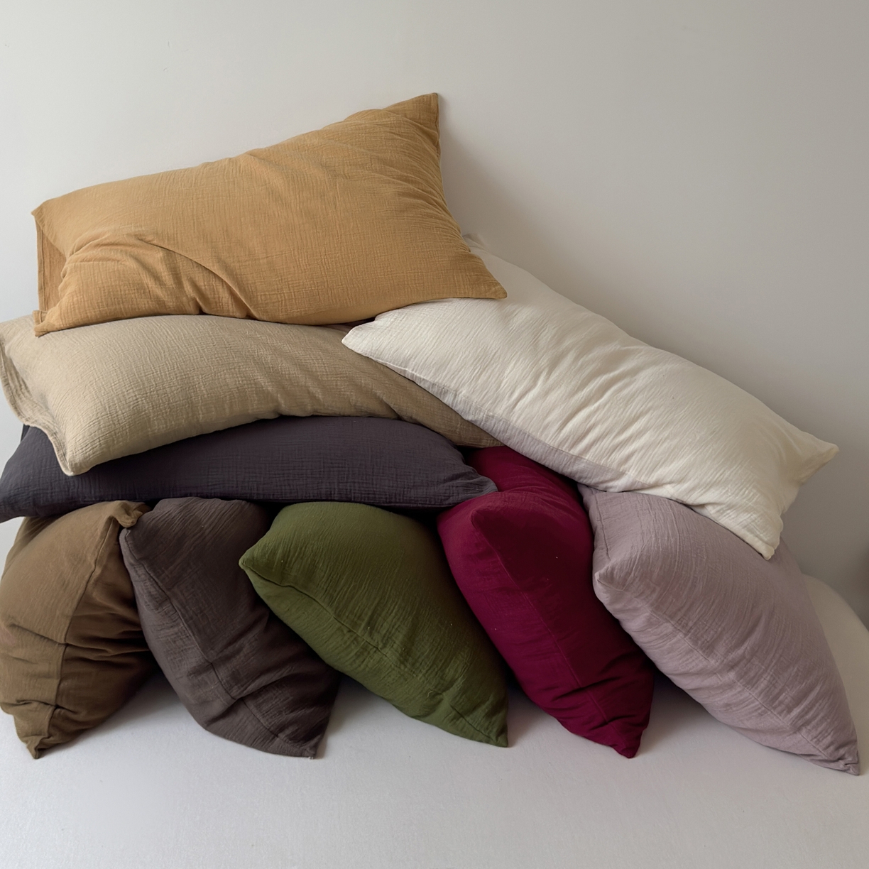 玖弘家居 2025新款软糯皱皱纱单品被套系列 组合